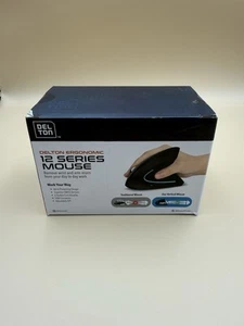 Delton | S12 Ergonomic Wireless Mouse | Battery Operated | Black - Picture 1 of 3