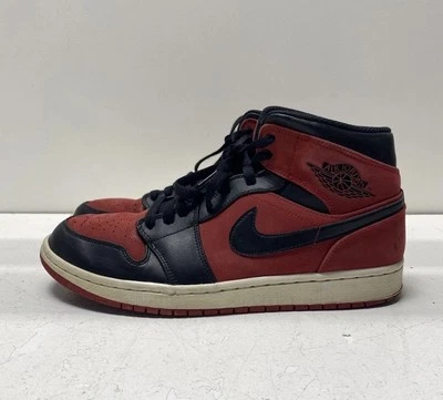 Nike Jordan 1 Mid Gym "Reverse Banned" 554724-610 - Talla 10 Foto 1 de 4