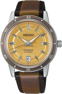 Seiko Presage Style60's Timeless Color SARY269 Men's Watch Gold Yellow NEW 2025 - Picture 1 of 2