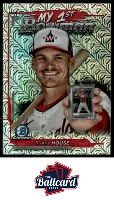 2024 Bowman Chrome #M1B-39 Brady House My 1st Bowman Mojo Refractors - Image 1 of 2