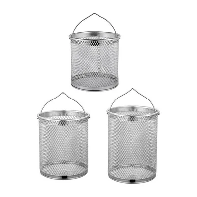 Edelstahl Bratkorb Nudelsieb zum Braten von Nudeln Knödel - Bild 1 von 2