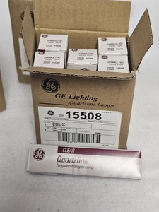 GE Quartzline 15508 Q100CL/DC 120V Theater/Stage Lighting Box of 6 - Picture 1 of 3