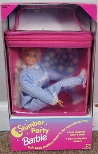 Barbie SLUMBER PARTY BARBIE bambola #12696 occhi aperti e chiusi NUOVO Mattel 1994 - Foto 1 di 5