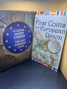 Last European Coins Set And First Coins Of The European Union Set - Picture 1 of 6