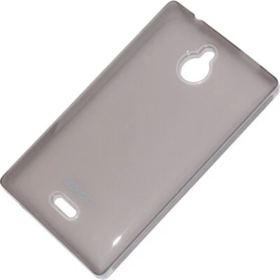 Jekod Custodia Originale Silicone Cover Tpu Pellicola Nokia X2 / Dual Sim Nera - Immagine 1 di 3