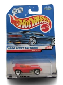 Hot Wheels 681 Cat-a-Pult Mattel 1998 NOC Die Cast 1st Editions Orange - Picture 1 of 9