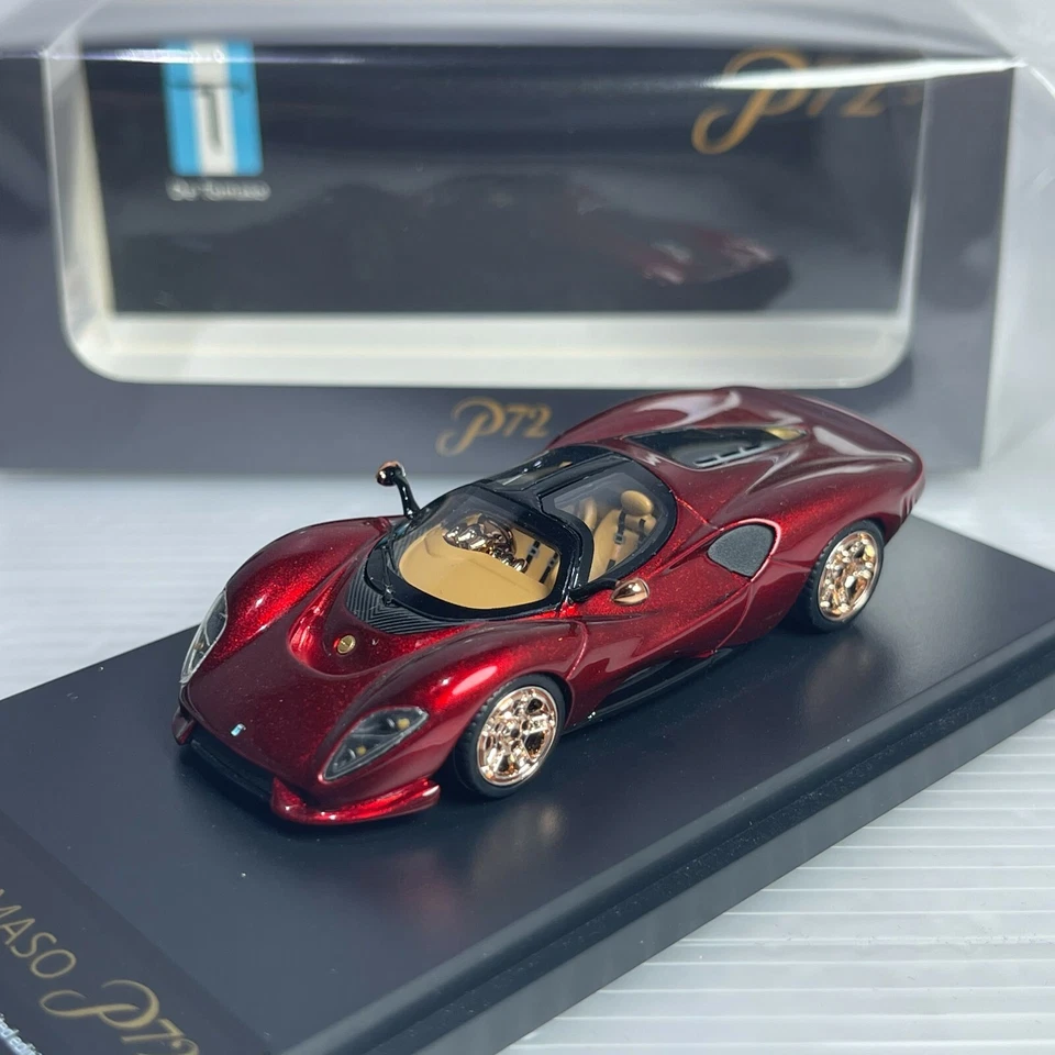 1/64 Peako #63900 DeTomaso P72 Soul Red Ltd 699 pcs - Image 1 of 1