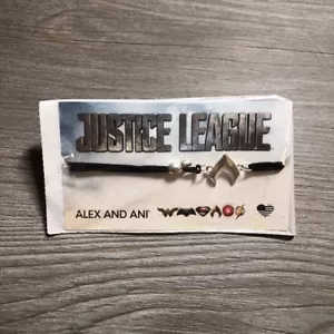 Alex and Ani AQUAMAN Kindred Cord Justice League Bracelet Sterling Silver NWTBC - Picture 1 of 3
