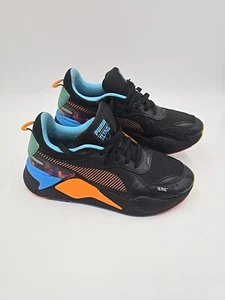PUMA Tetris x RS-X 35th Anniversary Mens Size 9 Sneakers Shoes Black Orange Blue - Picture 1 of 19