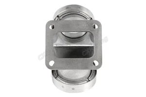 CXRacing 2.5" Vband Dual Inlet to Divided T4 Turbo Elbow Adapter Flange + Clamps - Bild 1 von 8