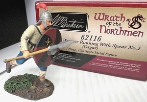 W. Britain 62116 Saxon Warrior Running with Spear , Wrath of the Northmen - Picture 1 of 15