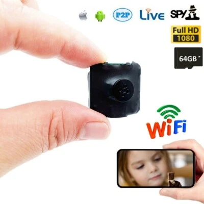 1080P WIFI Wireless IP HD Mini Button Kamera Micro Portable Video Recorder Cam - Bild 1 von 4