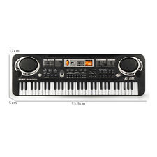 61 Teclas Profissionais Crianças Piano Digital Teclado Musical Portátil  Eletrônico Órgão Controlador Teclado Infantil Instrumentos