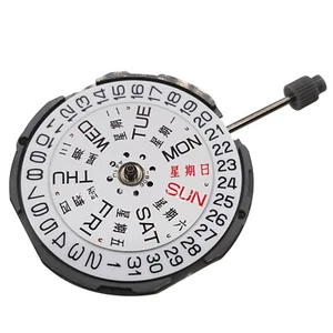 3 Hands Metal Quartz Watch Movement With 065-543 Stem For Miyota GM02 GM00 - Picture 1 of 8