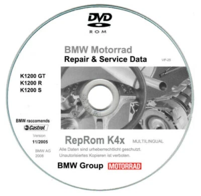 BMW K1200 Gt - R - S (2004-2013) Manuales Oficina - Reparación Manuals Fast - Imagen 1 de 4