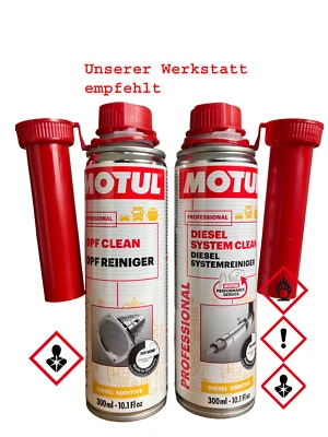 Motul 108117  Diesel Systemreiniger + Motul 108118 DPF Reinieger - Bild 1 von 4