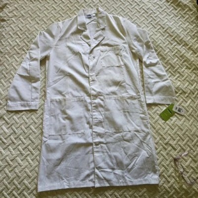 Landau Mens Twill 40.5 inch Knee Length Medical Lab Coat-3139 5 Button 3 Pockets - Image 1 of 4