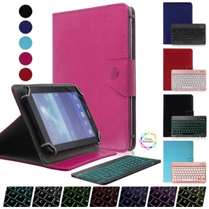 For Samsung Galaxy Tab A 10.1 SM-T510 T515 Keyboard Universal Leather Case Cover - Picture 1 of 38