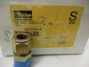Parker Hannifin 8MSC8N-S A-LOK Steel Male Connector Tube Fitting, 1/2" x 1/2" - Picture 1 of 1