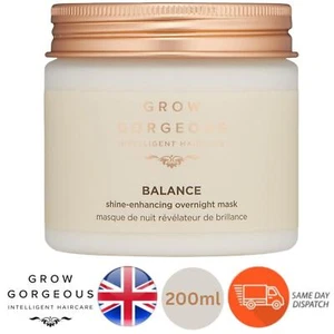 Grow Gorgeous Balance Overnight Hair Mask Natural Protective Barrier - 200ml - Picture 1 of 7