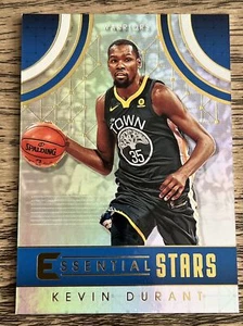 2017-18 Essentials Essential Stars ES-23 Kevin Durant Golden State Warriors Card - Picture 1 of 12