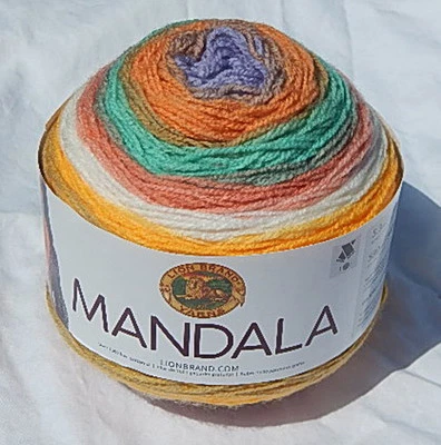 Lion Brand Mandala Acrylic Yarn in "PIXIE" - NEW, Smoke Free Home  - Image 1 of 4