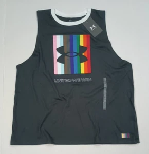 NWT Under Armour Size XL Pride Tank Top Shirt Unisex 1378963 $35 Retail - Picture 1 of 9