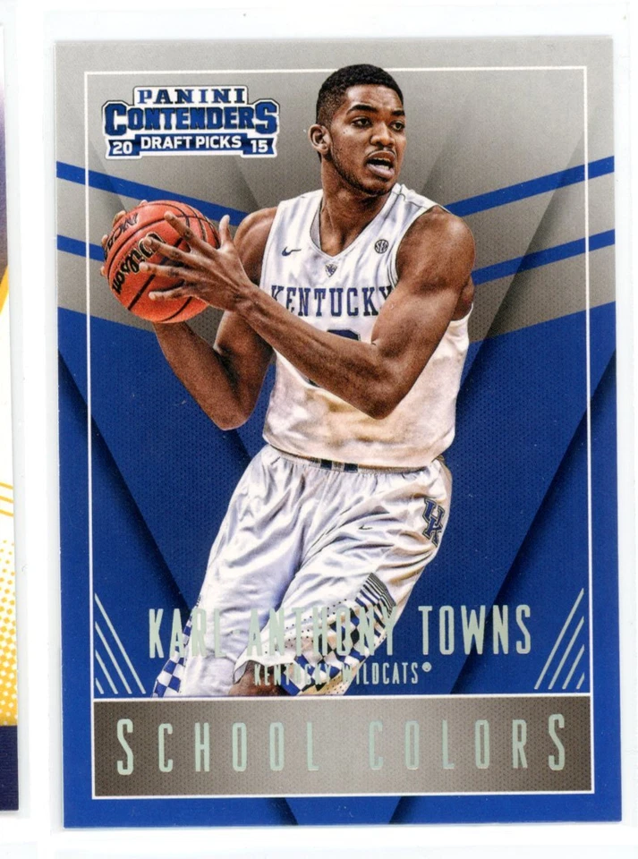 KARL ANTHONY-TOWNS RC 2015-16 PANINI CONTENDERS DRAFT ROOKIE KENTUCKY - Image 1 of 1