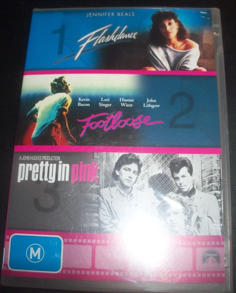 Flashdance / Footloose / Pretty In Pink (Australia Region 4) DVD - New - Image 1 of 1
