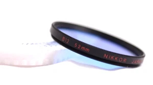 NIKON 52MM B12 DUNKELBLAU KAMERA OBJEKTIV FILTER (NEUWERTIG) - Bild 1 von 2