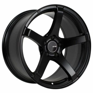 Enkei Kojin 17x8 40mm Offset 5x100 Bolt Pattern 72.6mm Bore Dia Matte Black - Picture 1 of 1