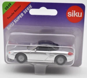 SIKU 0849 Porsche Boxster silver 1:55. metal. blister card. Germany - Picture 1 of 1