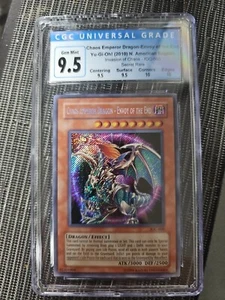 Yu-Gi-Oh! 2010 COI-000 Emperador del Caos Dragón-Enviado del Fin Ultimate CGC 9.5/10 - Imagen 1 de 5
