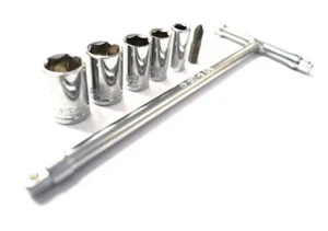 new T-Bar socket tool set 6-in-1 Drive Set 6-13mm good to carry in fender bag - Picture 1 of 1