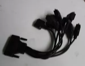 DB62 62Pin M To 8 X DB9 Pin M,RS232 Splitter Serial Port Cable - Picture 1 of 3