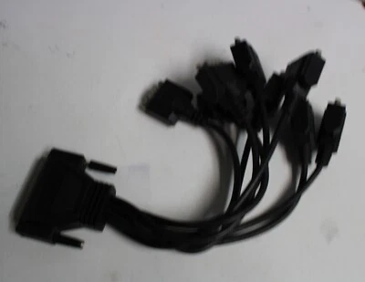 DB62 62Pin M To 8 X DB9 Pin M,RS232 Splitter Serial Port Cable - Image 1 of 3