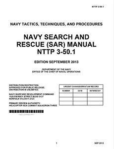 1,412 Page Navy Helicopter 2013 2009 2005 SEARCH AND RESCUE (SAR) Manual on CD - Picture 1 of 12