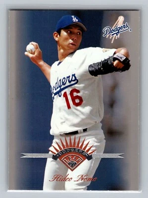 Бейсбольная карточка Хидео Номо 1997 Leaf No99 MLB Los Angeles Dodgers - Изображение 1 из 2