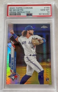 Bo Bichette RC 2020 Topps Chrome Prism Refractor #150 Rookie Gem Mint PSA 10 - Bild 1 von 1
