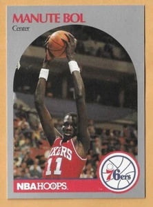 MANUTE BOL PHILADELPHIA 76ers #424 NBA REIFEN 1990-91 - Bild 1 von 2
