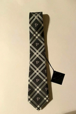 Atlanta Falcons Men's Polyester Rhodes Neck Tie By Eagle Wings Cover