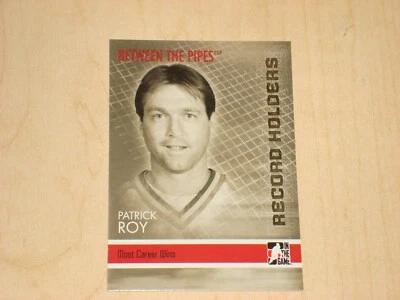 2006-07 In The Game - Between the Pipes Patrick Roy Most Career Wins #143 - Image 1 of 2