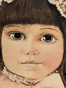 Original Hand Painted signed Jan Hagara Vintage Framed Watercolor Painting 1978 - Picture 1 of 11