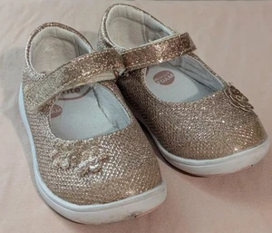 Stride Rite Holly Mary Jane Rose Gold Flats Hook And Loop Closure Toddler 5.5w - Picture 1 of 8