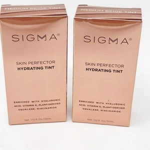 2 - Sigma Skin Perfector Hydrating Tint MEDIUM BEIGE 1.12 Oz/ 33 mL NEW - Picture 1 of 5