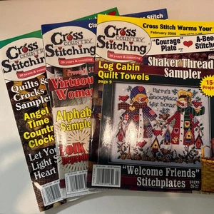 Lot 3 Cross Country Stitching Year 2009 Feb, Apr & Aug - Imagen 1 de 5