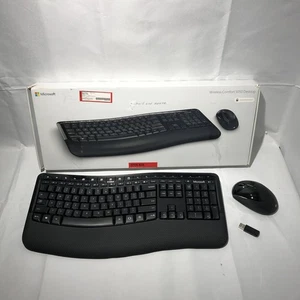 Microsoft Wireless Comfort 5050 Desktop Wireless Keyboard Model 1728 - Picture 1 of 8