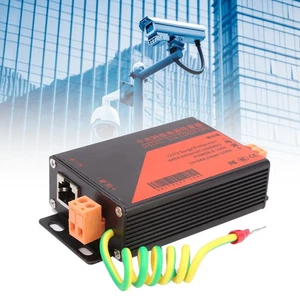 CCTV System Surge Suppressor POE Arrester Protector Gigabit Network Power Pr NEW - Afbeelding 1 van 12