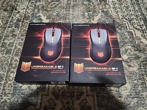 UNBREAKABLE M-1 Gaming Mouse LED 12000 DPI, Wired, Set of 2 - Picture 1 of 10