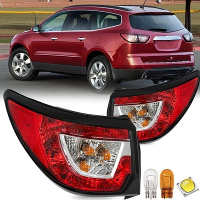 Juegos de montaje de luces traseras exteriores para Chevy Traverse 2013-2017 Foto 1 de 4